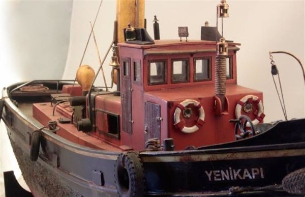 Tersane Model K2401 1/24 Ölçek, Yenikapı Römorkörü, R/C Dönüşebilir, Ahşap Tekne Kiti
