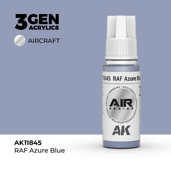 AK 11845 17 ml. RAF Azure Blue, Aircraft Serisi 3GEN Akrilik Model Boyası