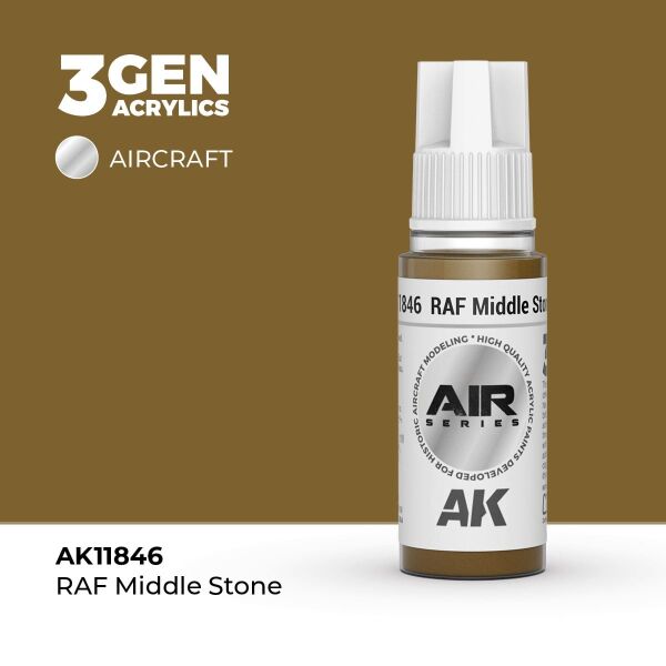AK 11846 17 ml. RAF Middle Stone, Aircraft Serisi 3GEN Akrilik Model Boyası