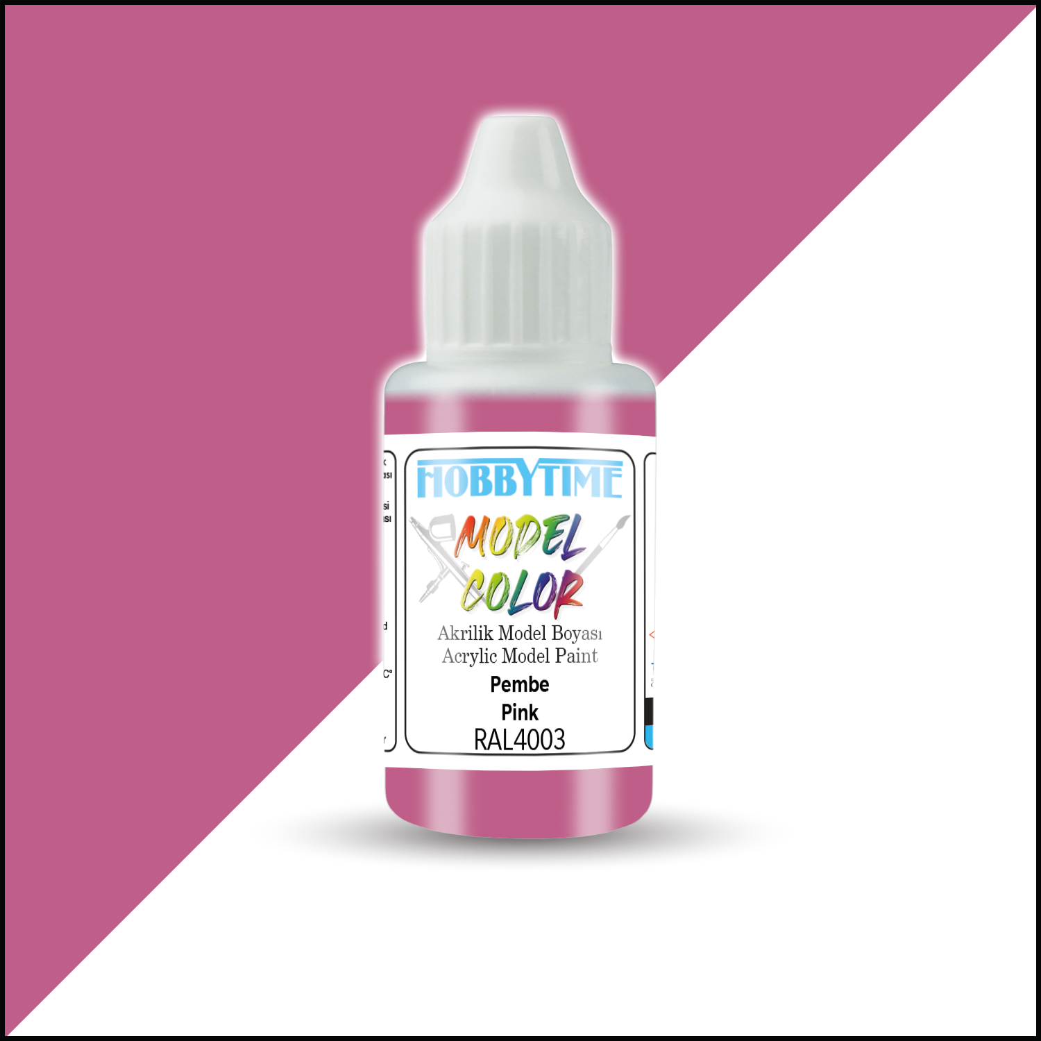 Hobbytime 455 18 ml. RAL4003 Pembe (Pink) Akrilik Model Boyası