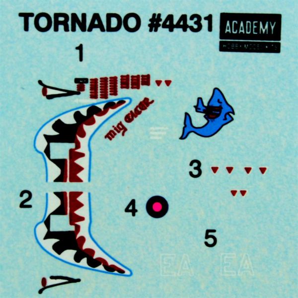 Academy 12607 1/144 Ölçek, Panavia Tornado Savaş Uçağı, Plastik Model kiti