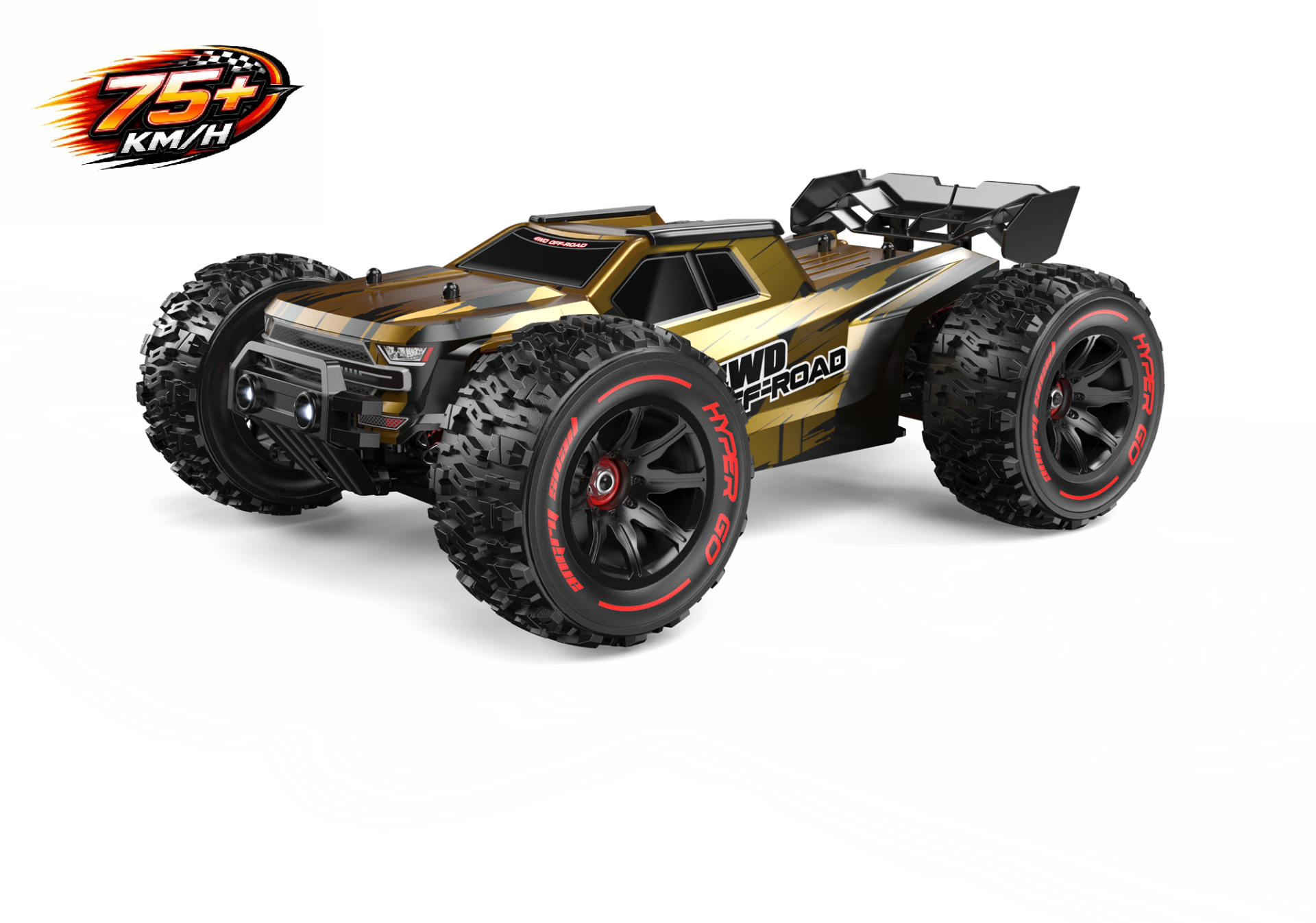 MJX 1/14 Hyper GO 14210 4x4 Fırçasız (Brushless) Motor ve Escli, Su Geçirmez (Waterproof) 2.4 Ghz. Uzaktan Kumandalı Arazi Aracı Normal Paket