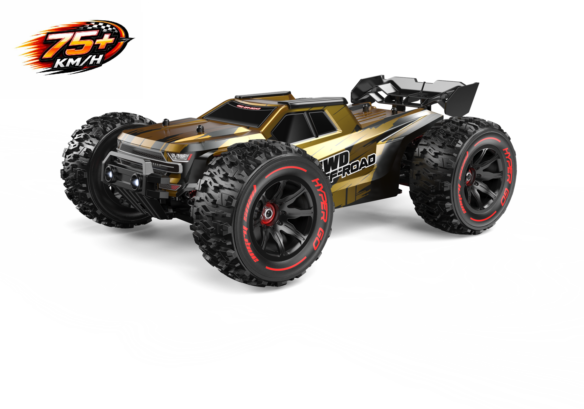MJX 1/14 Hyper GO 14210 4x4 Fırçasız (Brushless) Motor ve Escli, Su Geçirmez (Waterproof) 2.4 Ghz. Uzaktan Kumandalı Arazi Aracı Normal Paket