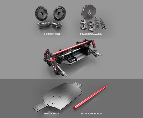 MJX 1/14 Hyper GO 14210 4x4 Fırçasız (Brushless) Motor ve Escli, Su Geçirmez (Waterproof) 2.4 Ghz. Uzaktan Kumandalı Arazi Aracı Normal Paket