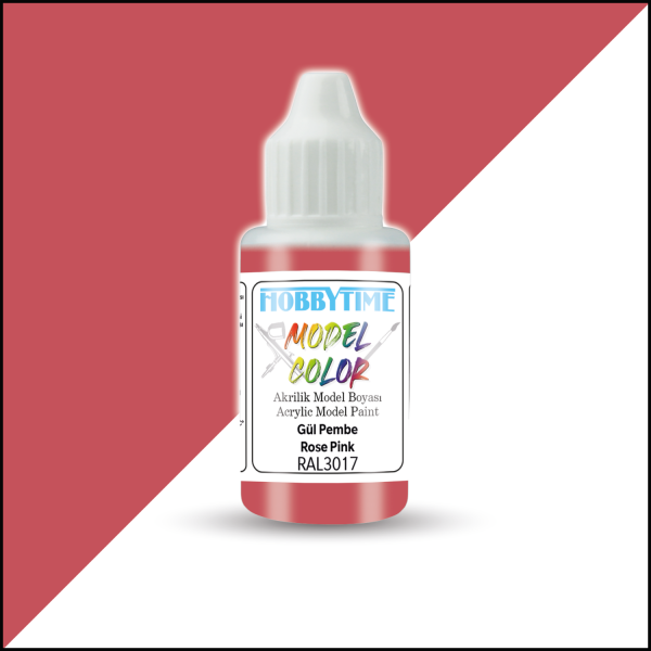 Hobbytime 456 18 ml. RAL3017 Gül Pembe (Rose Pink) Akrilik Model Boyası