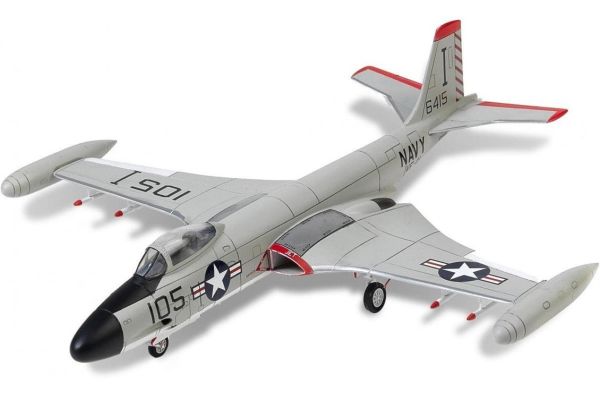 Academy 12548 1/72 Ölçek, USN F2H-3 VF-41 (Black Aces) Savaş Uçağı, Plastik Model kiti