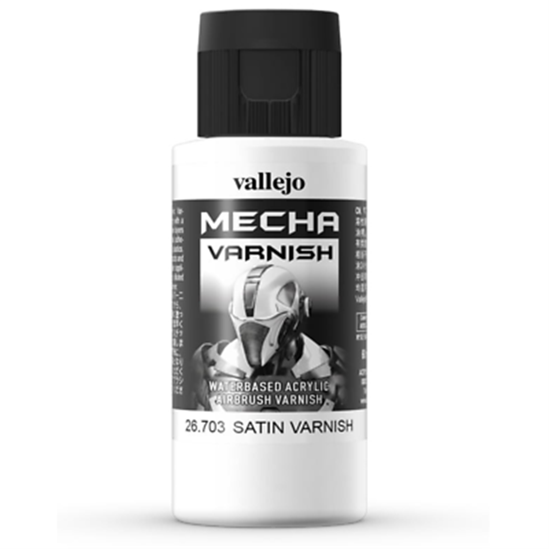 Vallejo 26703 60 ml. Yarı Mat Vernik, Mecha Serisi Model Boyası