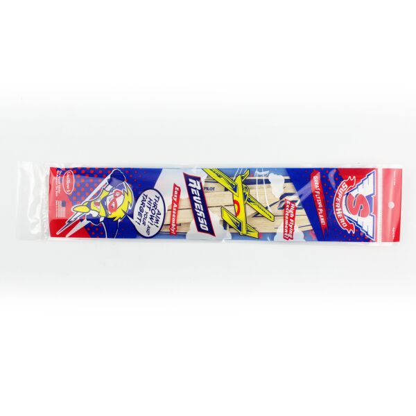 Guillow's 40 Reverso, 30 cm. Planör, Balsa, Serbest Uçuş Modeli