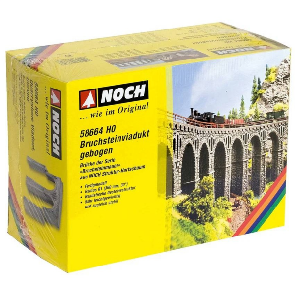 Noch 58664 1/87 Ölçek, Yığma Taştan Dönüşlü (R1-30')  Viyadük