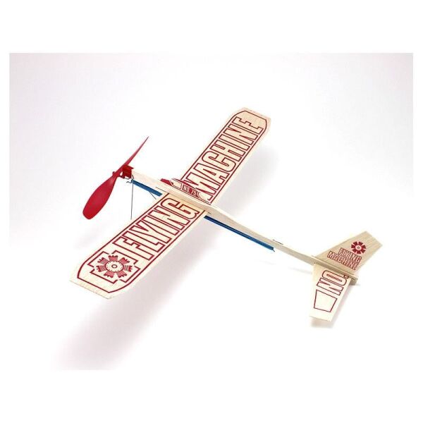 Guillow's 75 Flying Machine, 43 cm. Lastik Motorlu, Balsa, Serbest Uçuş Modeli