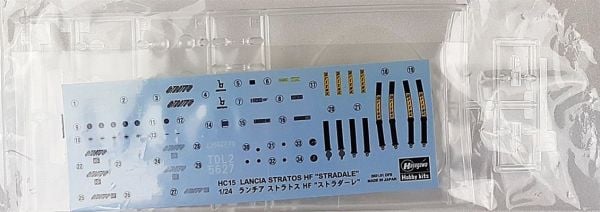 Hasegawa HC15 21115 1/24 Ölçek, Lancia Stratos HF (Stradale), Yarış Aracı, Plastik Model kiti
