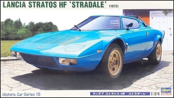 Hasegawa HC15 21115 1/24 Ölçek, Lancia Stratos HF (Stradale), Yarış Aracı, Plastik Model kiti