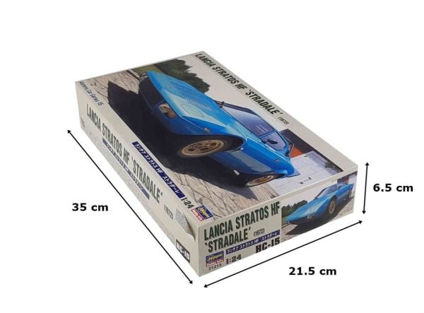 Hasegawa HC15 21115 1/24 Ölçek, Lancia Stratos HF (Stradale), Yarış Aracı, Plastik Model kiti