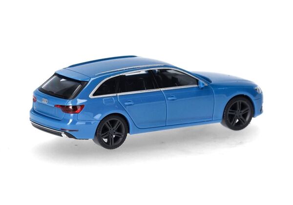 Herpa 028578-003 1/87 Ölçek, Audi A4 Avant, Turbomavi, Sergilemeye Hazır Model Araç