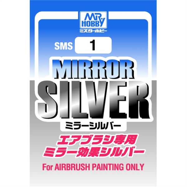 Mr.Hobby SMS-01 18 ml. Ayna Yüzeyi Yapmak için Model Boyası