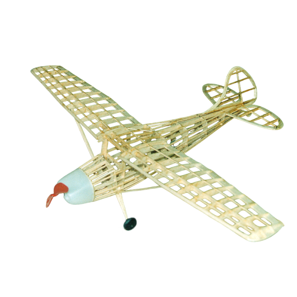 Guillow's 302 1/18 Ölçek, Cessna 170, 60cm, Laser Kesim, Balsa, Serbest Uçuş Model Kiti