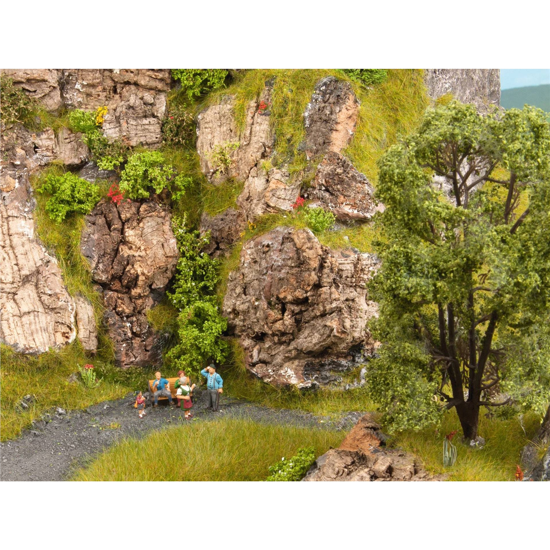 Noch 60803 Diorama Yapım Mini Başlangıc Kiti (Kaya, Liken Ve Yüzey Dokusu Çeşitleri ile)