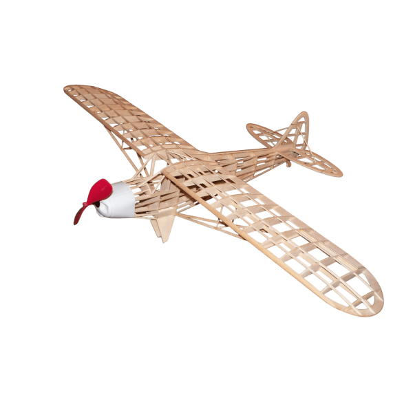 Guillow's 303 1/18 Ölçek, Piper Cub 95, 60cm, Laser Kesim, Balsa, Serbest Uçuş Model Kiti