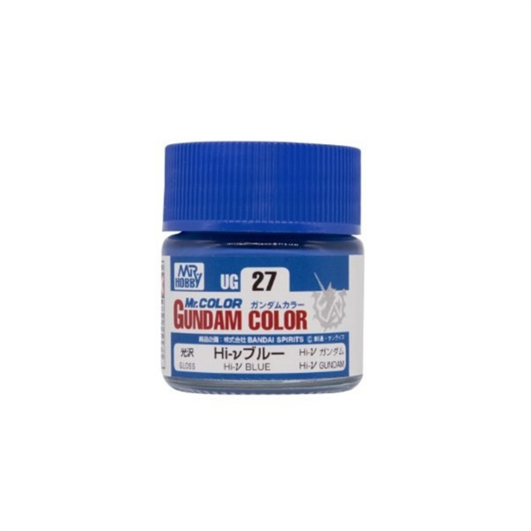 Mr.Hobby UG-27 10 ml. Hi-Blue, Gundam Color Serisi Model Boyası
