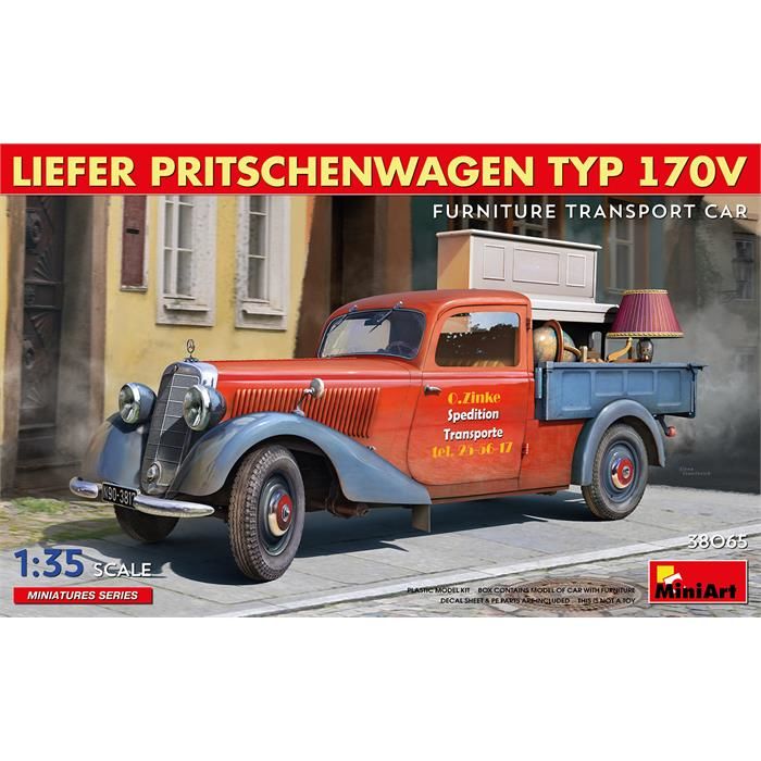 MiniArt Liefer Pritschenwagen Tip 170V Mobilya Nakliye Aracı
