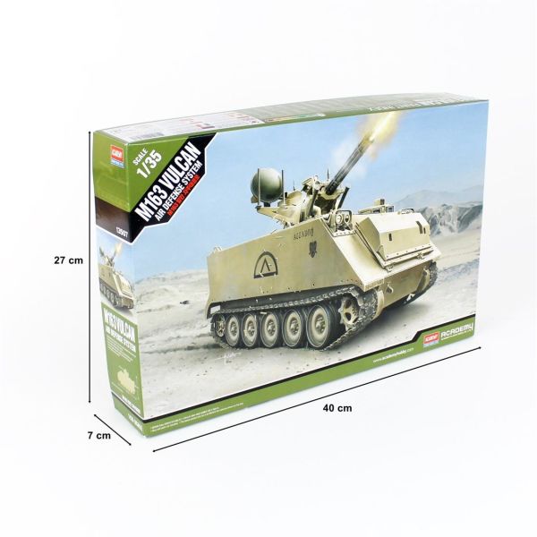 Academy 13507 1/35 Ölçek, Amerikan M163 VULCAN Tankı, Plastik Model kiti