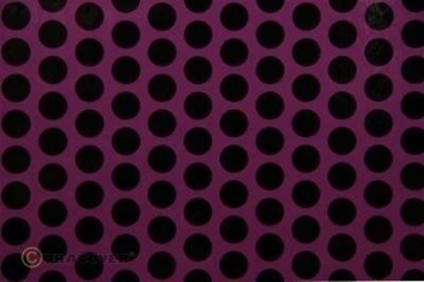 Oracover 41-054-071-002 Fun 1 - Sky VIolet-Black-2 Metre- D