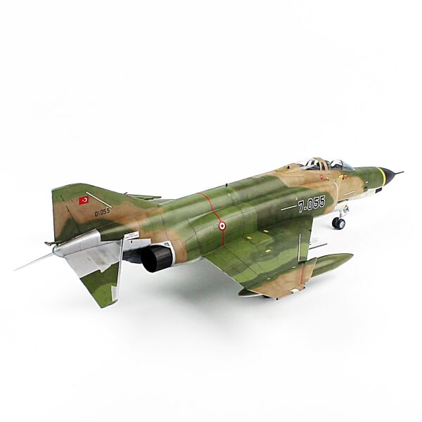 QD196 1/48 Ölçek, F-4E 172. Filo (TİSEO), Sea Camo Kamuflaj , Sergilemeye Hazır Model Uçak