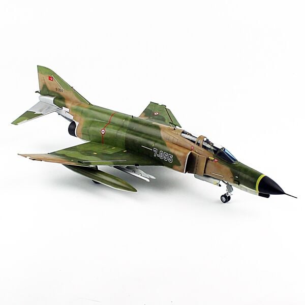 QD196 1/48 Ölçek, F-4E 172. Filo (TİSEO), Sea Camo Kamuflaj , Sergilemeye Hazır Model Uçak