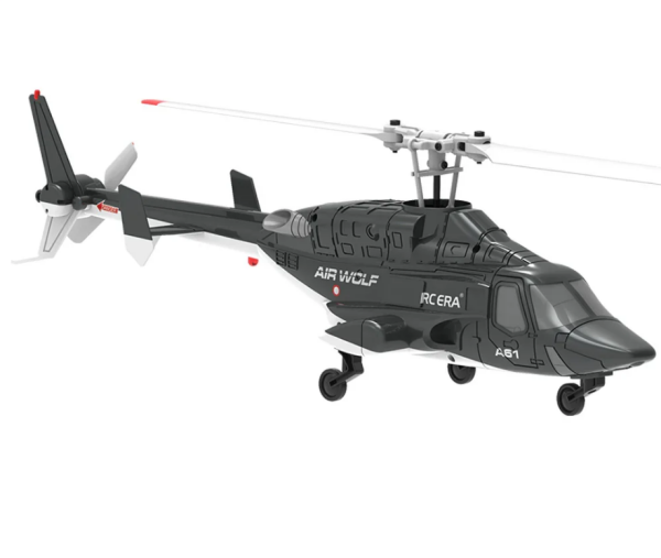 RC ERA A61 Airwolf Optical Flow RC Helicopter - RTF Siyah
