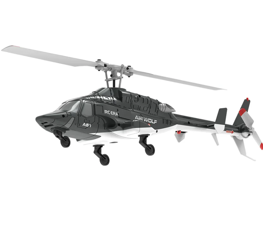 RC ERA A61 Airwolf Optical Flow RC Helicopter - RTF Siyah