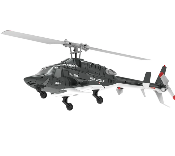 RC ERA A61 Airwolf Optical Flow RC Helicopter - RTF Siyah