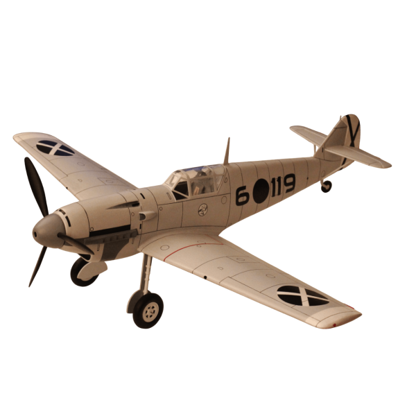 Guillow's 401 1/16 Ölçek, Messerschmitt, 63cm, Laser Kesim, Balsa, Serbest Uçuş Model Kiti