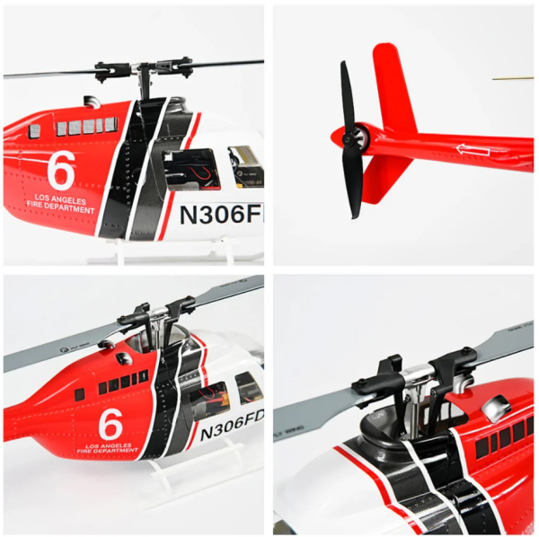 Flywing BELL-206 V3 Smart RC Helicopter