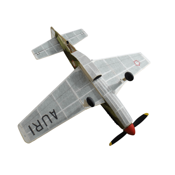 Guillow's 402 1/16 Ölçek, Mustang, 70cm, Laser Kesim, Balsa, Serbest Uçuş Model Kiti