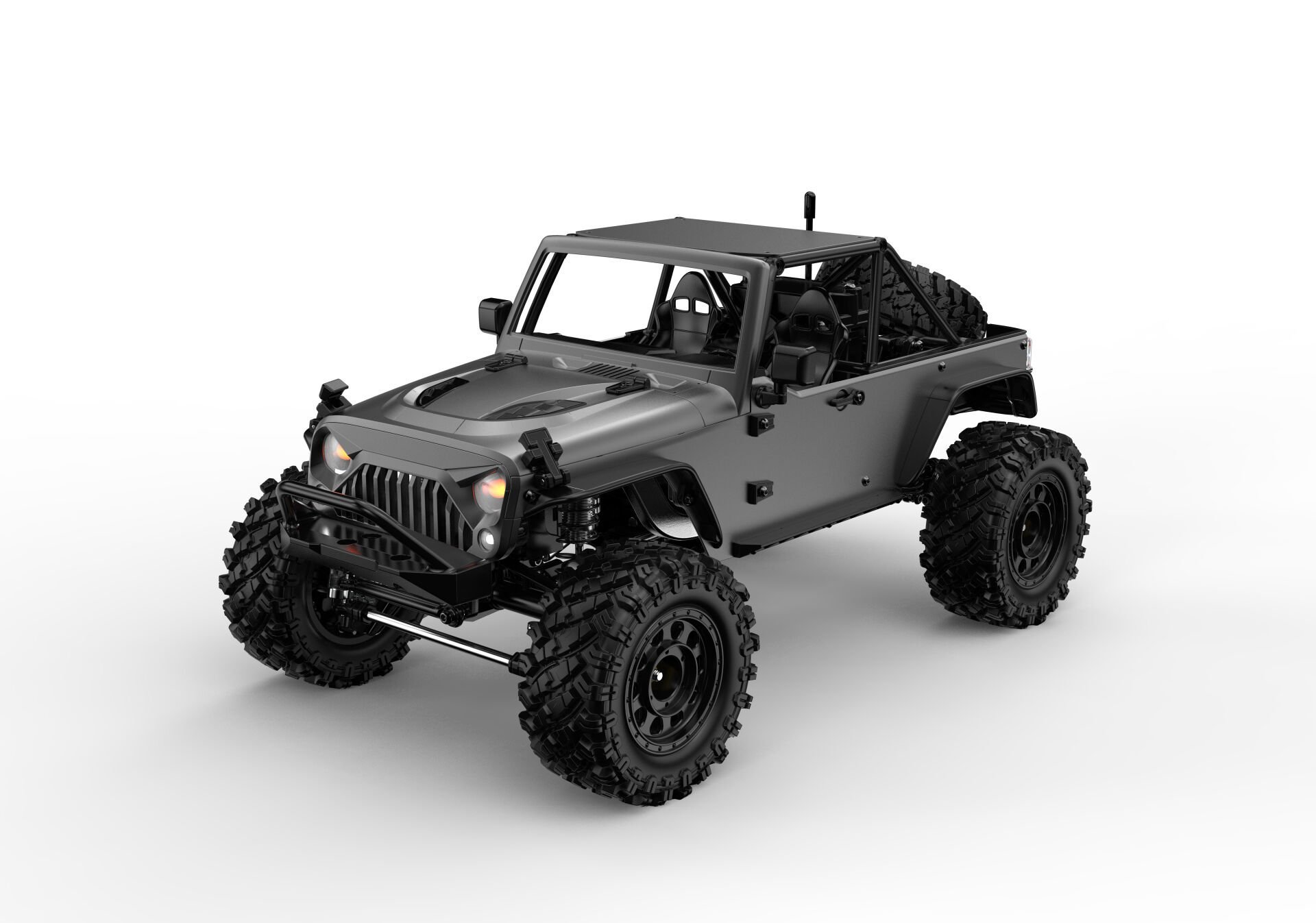 MJX 1/12  H12Y Hyper GO 4x4 Fırçasız (Brushless) Motor ve Escli, Su Geçirmez (Waterproof) 2.4 Ghz. Uzaktan Kumandalı Crawler Aracı