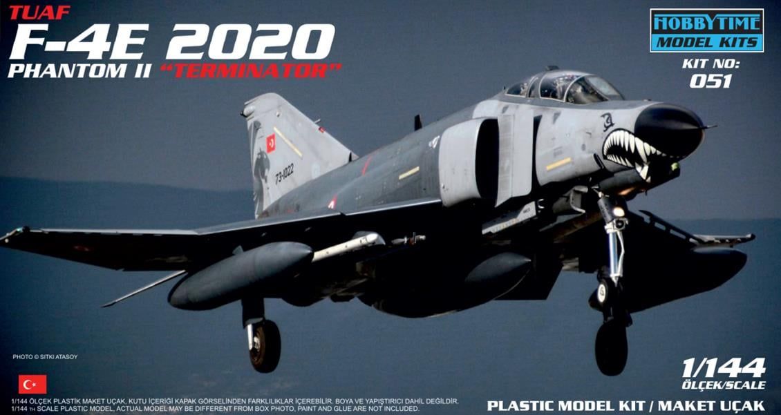 Hobbytime 051 1/144 Ölçek, F-4E Phantom II, Plastik Model kiti
