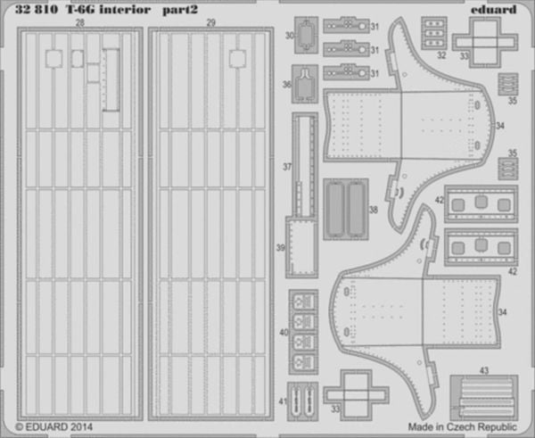 Eduard 32810 1/32 Ölçek, T-6G Interior S.A. For Kitty Haw