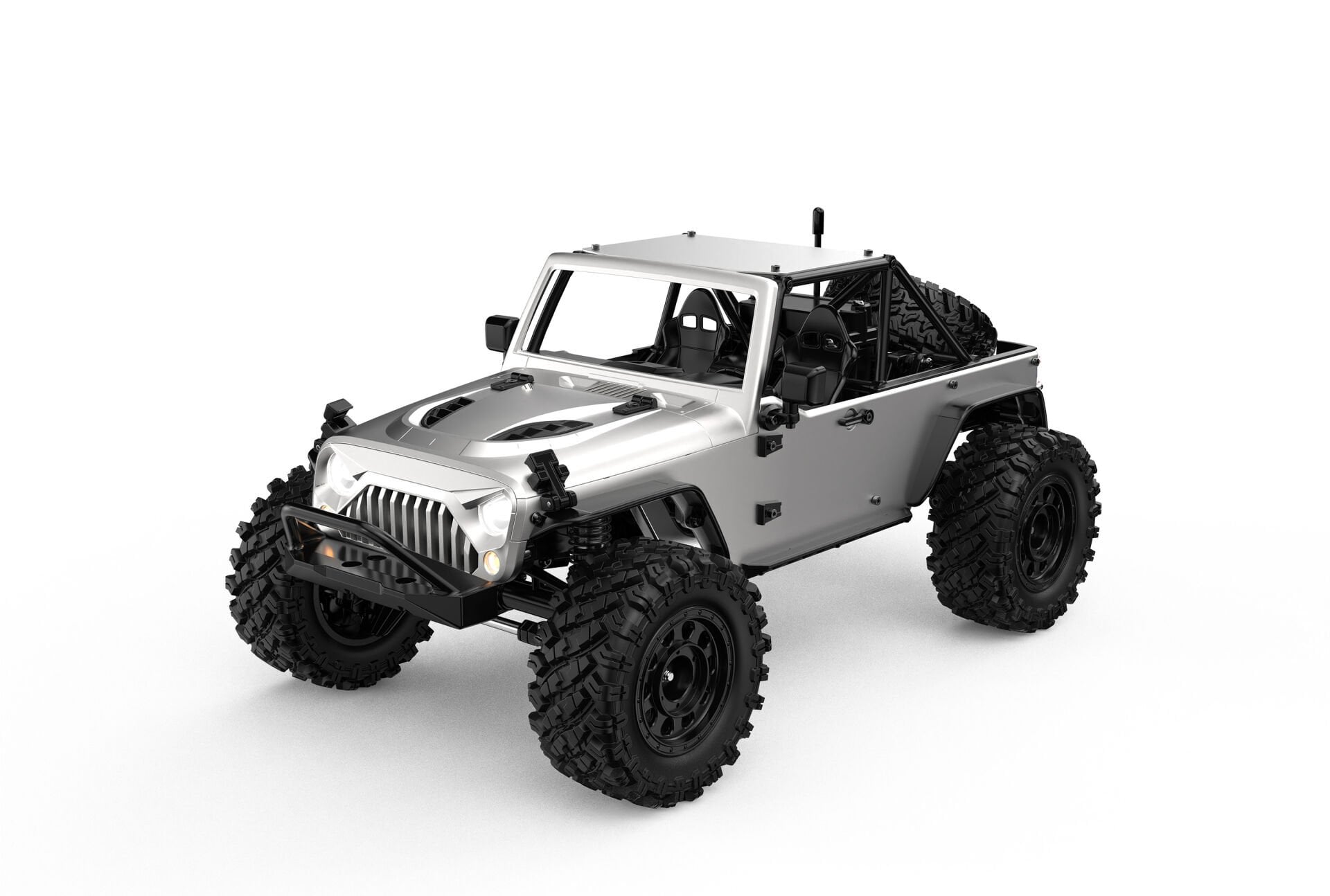 MJX 1/12 H12Y+ Hyper GO 4x4 Fırçasız (Brushless) Motor ve Escli, Su Geçirmez (Waterproof) 2.4 Ghz. Uzaktan Kumandalı Crawler Aracı Normal Paket