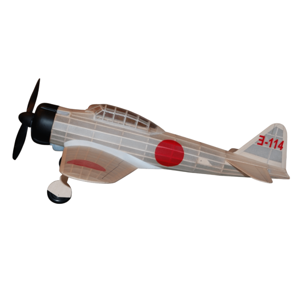 Guillow's 404 1/16 Ölçek, Zero, 70cm, Laser Kesim, Balsa, Serbest Uçuş Model Kiti