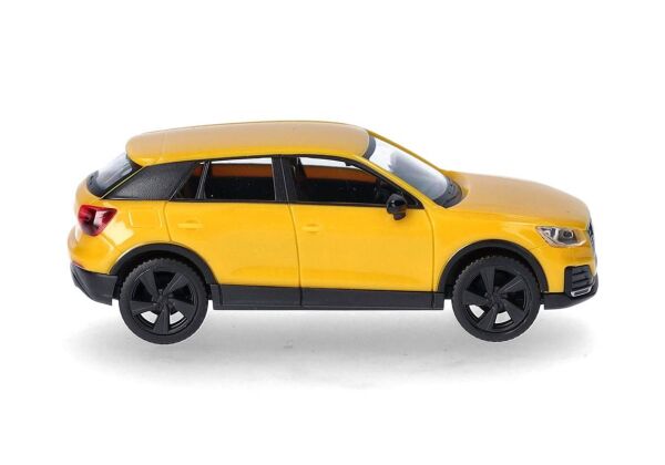 Herpa 028677-002 1/87 Ölçek, Audi Q2, Vegas Sarısı, Sergilemeye Hazır Model Araç