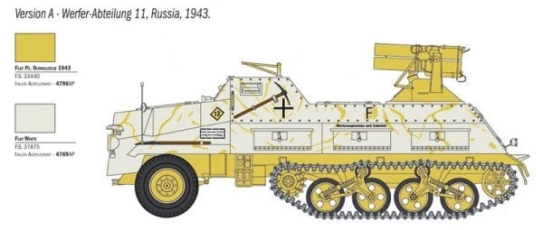 15 cm. PANZERWERFER 42 AUF SD.KFZ. 4/1