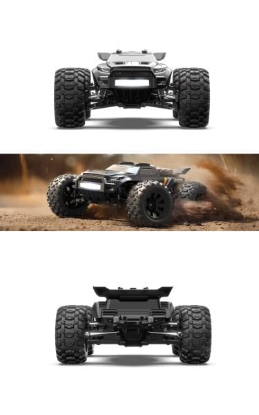 MJX 1/12 12212 Hyper Go 4x4 Fırçasız (Brushless) Motor ve Escli, Su Geçirmez (Waterproof), 2.4Ghz Uzaktan Kumandalı Arazi Aracı