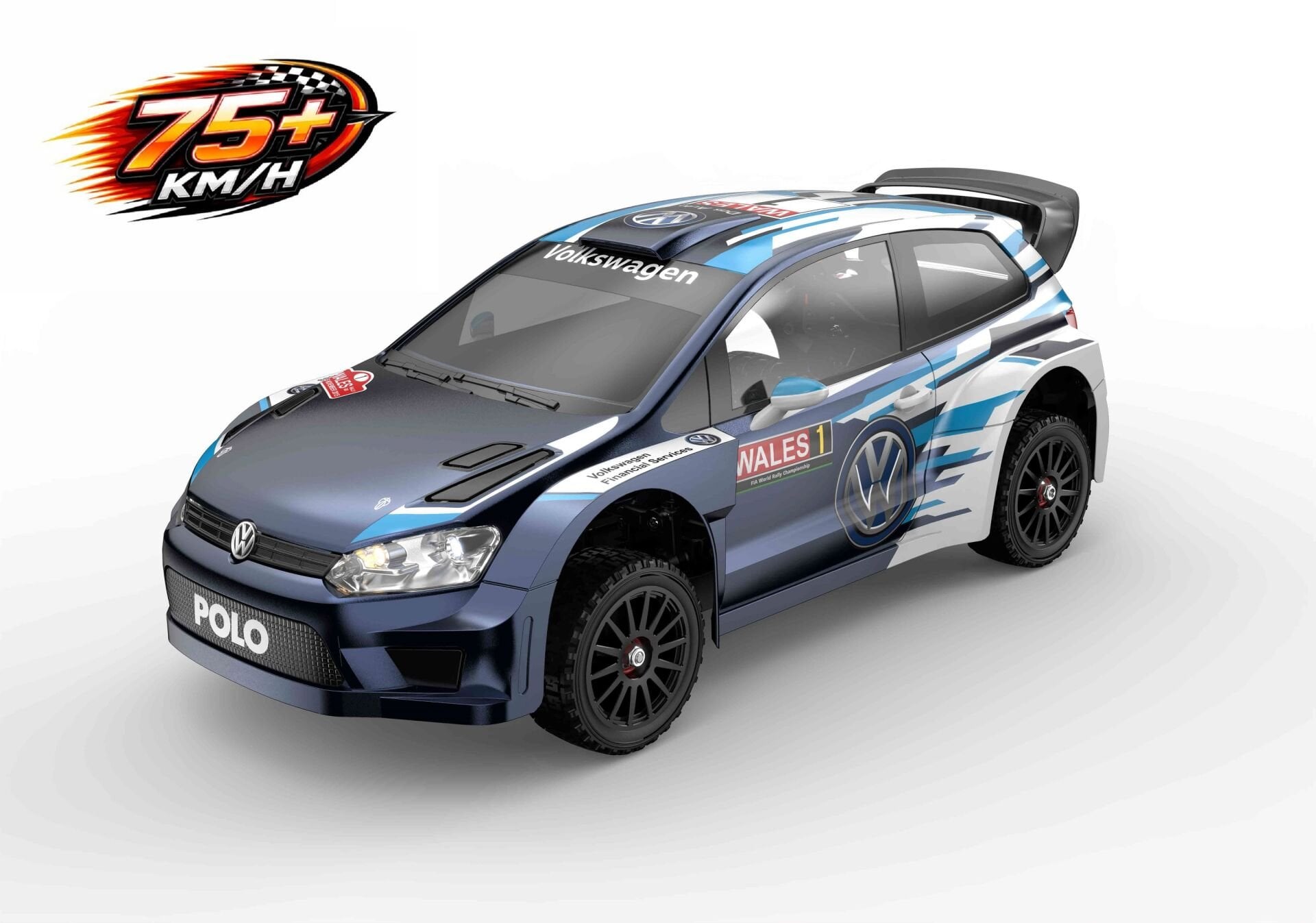 MJX 1/7 Volkswagen Polo R WRC 7304  Hyper GO 4x4 Fırçasız (Brushless) Motor ve Escli, Su Geçirmez (Waterproof) 2.4 Ghz. Uzaktan Kumandalı Ralli Aracı