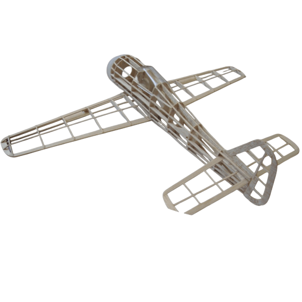 Guillow's 502 1/30 Ölçek, Focke-Wulf, 42cm, Laser Kesim, Balsa, Serbest Uçuş Model Kiti