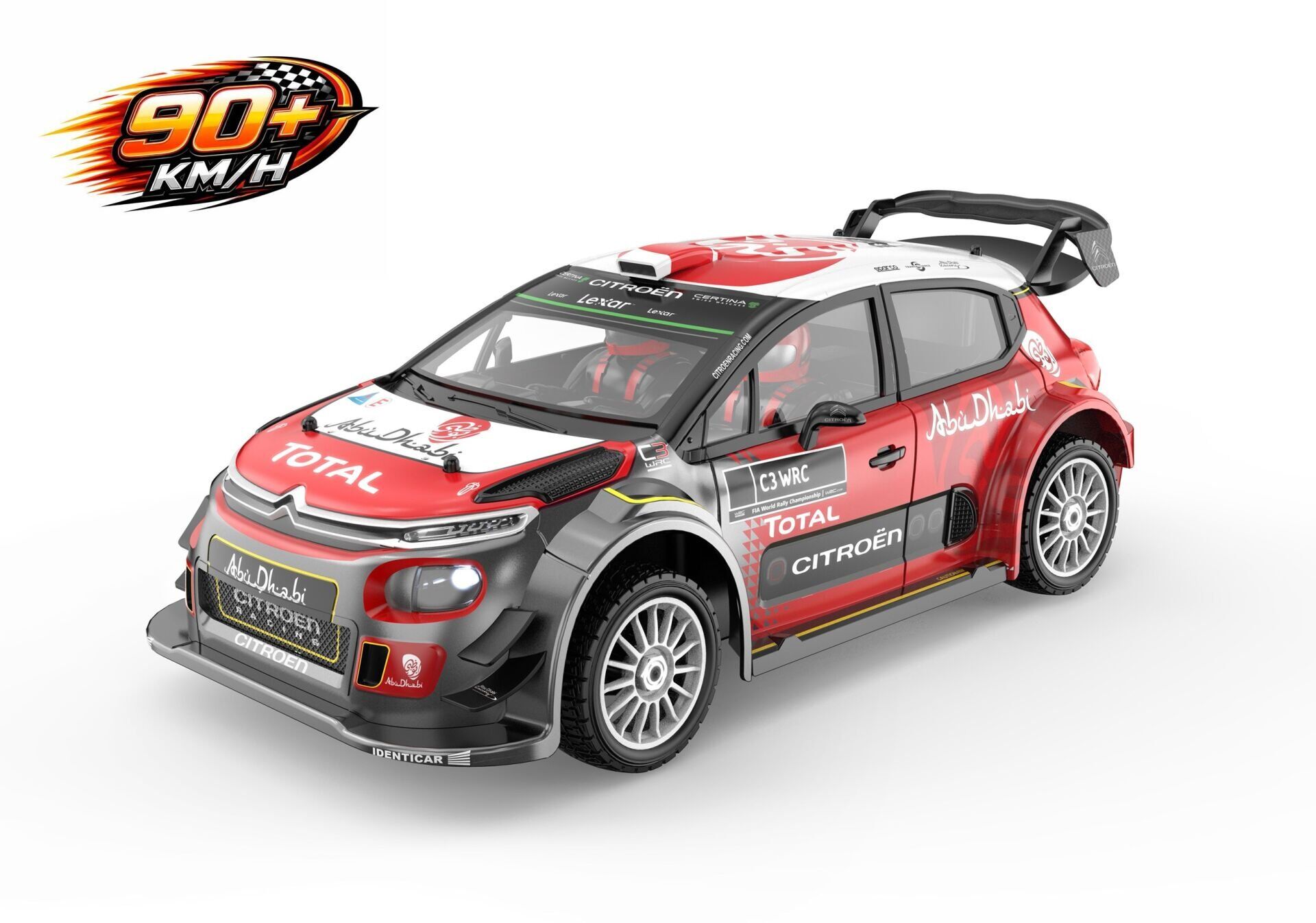 MJX 1/7 Citroen C3 WRC 7303 Hyper GO 4x4 Fırçasız (Brushless) Motor ve Escli, Su Geçirmez (Waterproof) 2.4 Ghz. Uzaktan Kumandalı Ralli Aracı