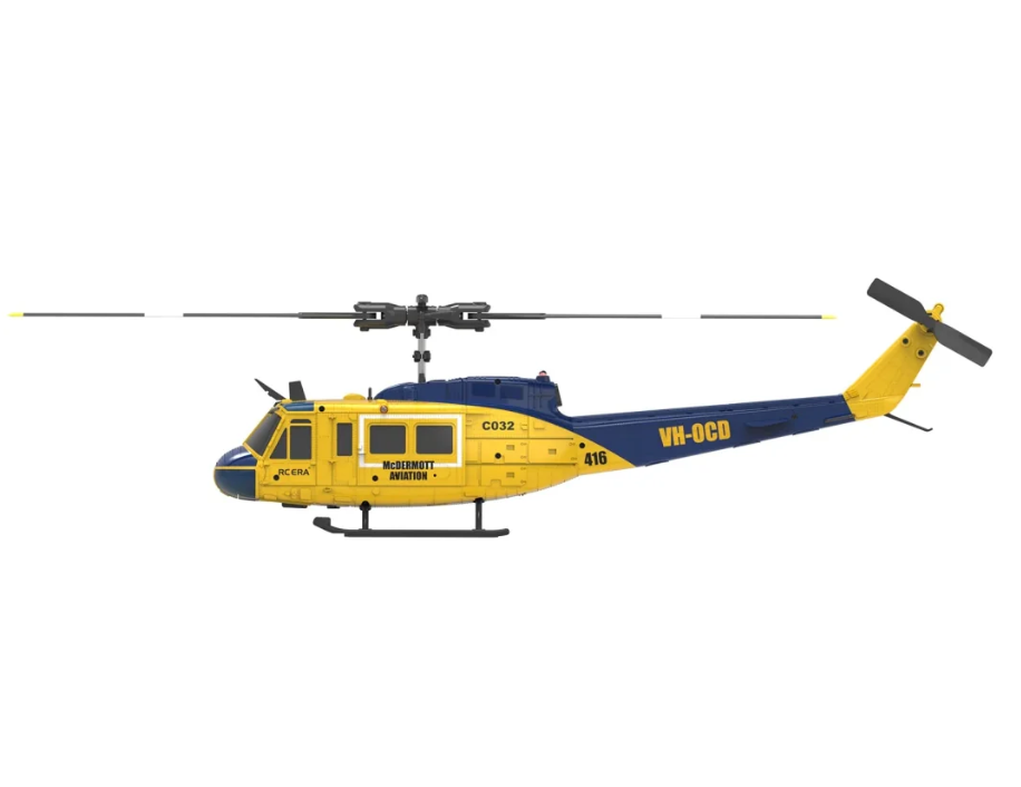 RC ERA C032 UH-1 Huey 6CH Brushless RC Helicopter with Gyro & 3D Flight - RTF Sarı