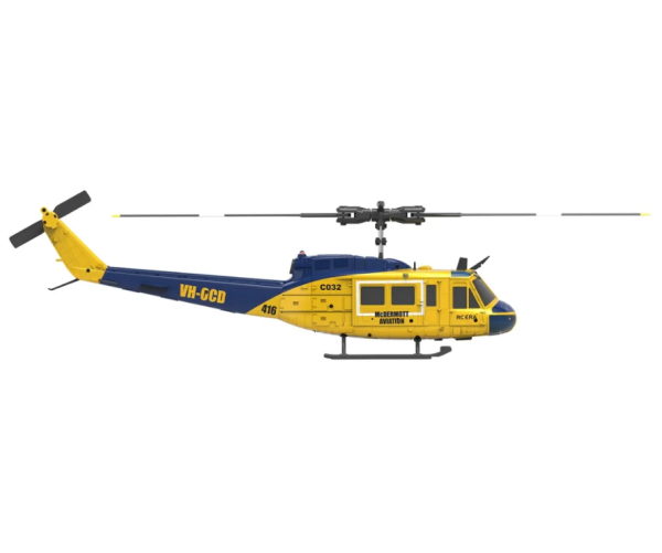 RC ERA C032 UH-1 Huey 6CH Brushless RC Helicopter with Gyro & 3D Flight - RTF Sarı