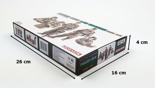 Dragon 6214 1/35 Ölçek, Tank Mürettebatı LAH Bölüğü (Rusya 1943) Asker Figürleri Plastik Model Kiti