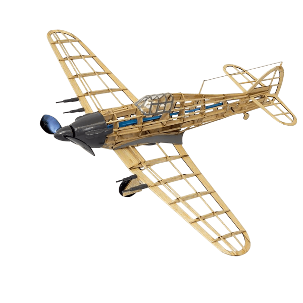 Guillow's 506 1/30 Ölçek, Hurricane, 42cm, Laser Kesim, Balsa, Serbest Uçuş Model Kiti