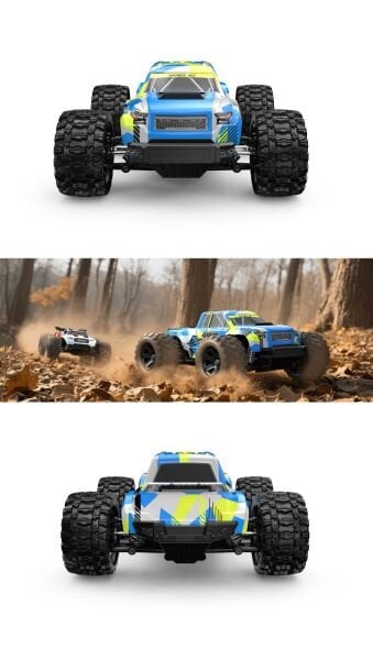 MJX 1/18 Hyper GO 18208 4x4 Fırçalı Motor ve Escli, 2.4 Ghz. Uzaktan Kumandalı Arazi Aracı Normal Paket